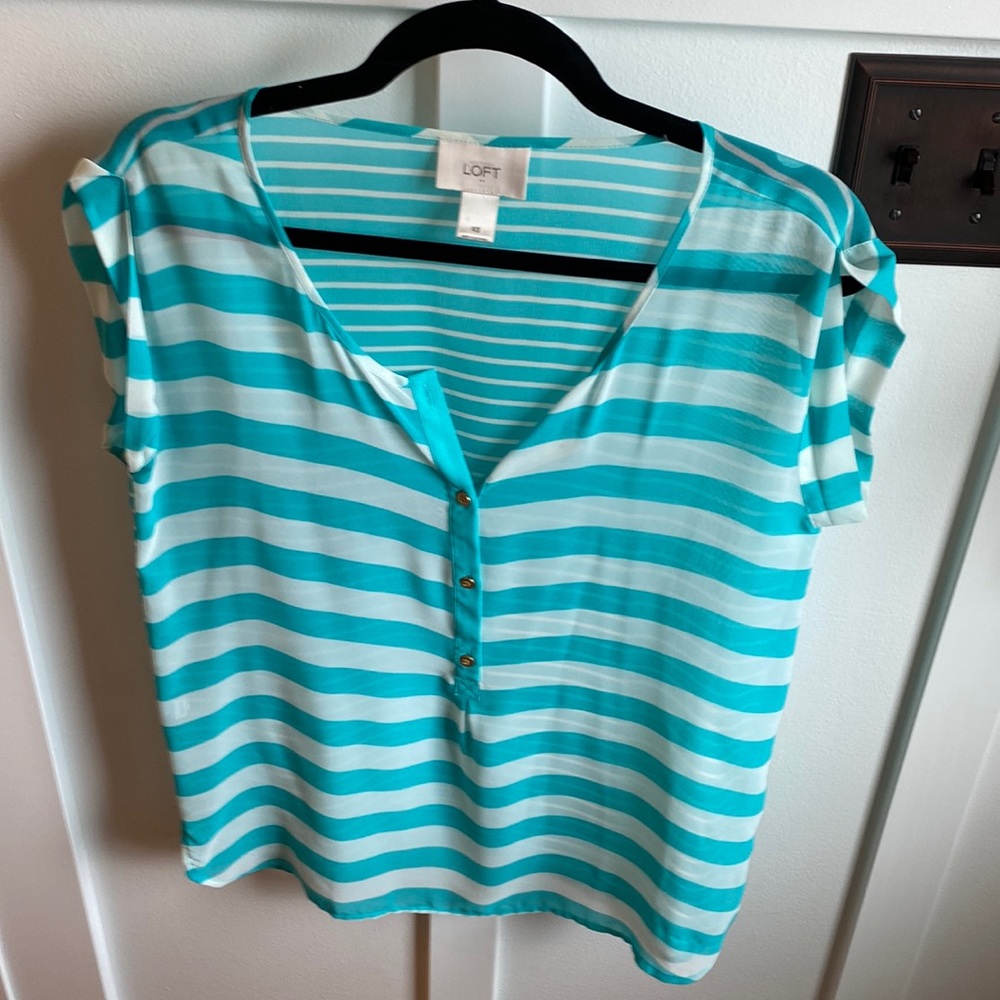 Loft sheer tank top
